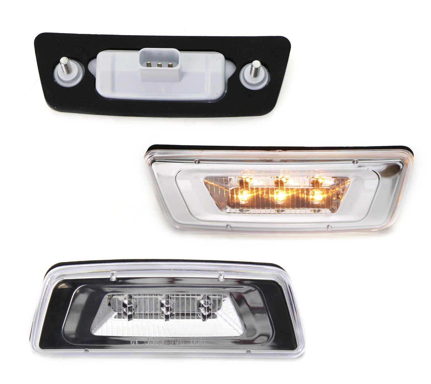 Chrome Amber LED Wheel Fender Side Marker Lights for Kenworth T680 - Clear Lens, Durable & Bright - Perfect for Truck Upgrades & Nighttime Safety