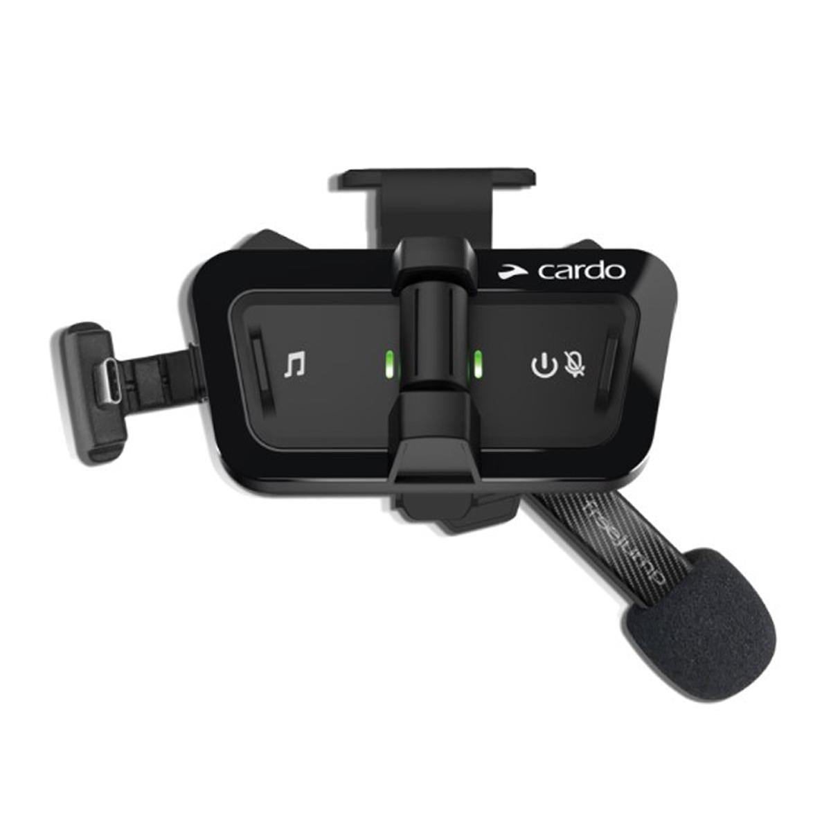 Cardo Freejump Intercom Audio Kit - Wireless Bluetooth Communication System for Motorcycle Riders | Perfect for Group Riding, Adventure Tours & Road Trips