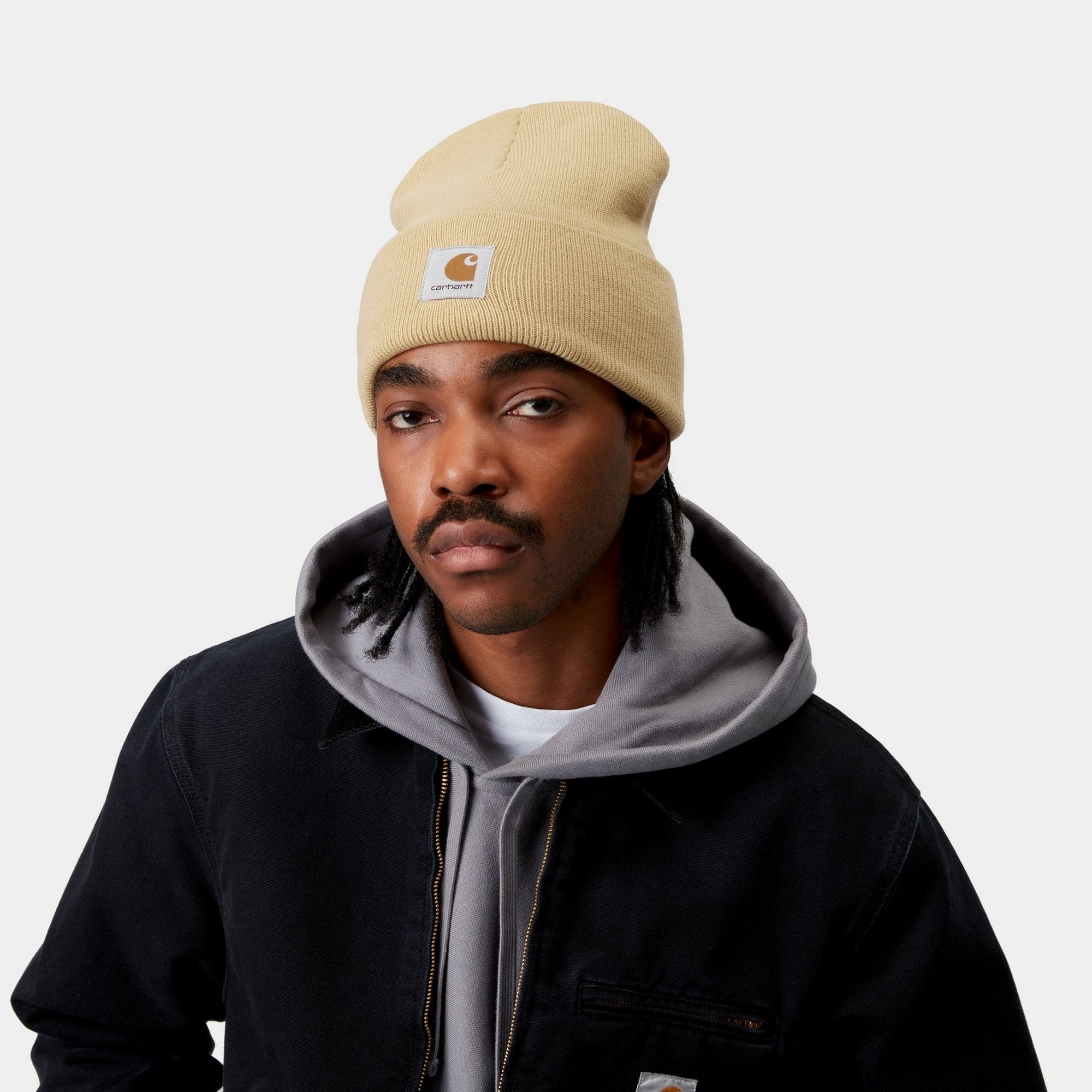 Acrylic Watch Hat in Air Yellow - Stylish Unisex Beanie for Winter Fashion & Outdoor Activities