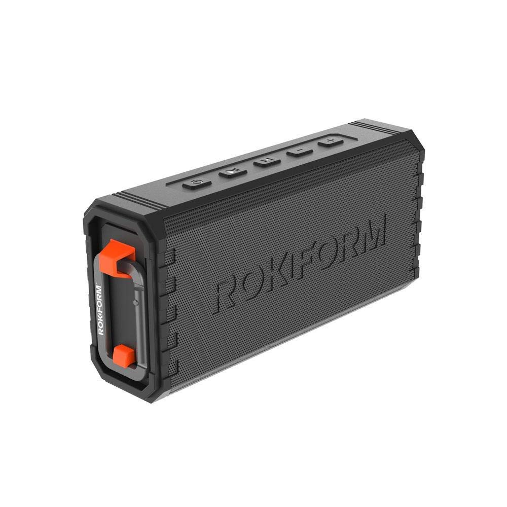Rokform G-ROK Wireless Golf Speaker – Portable Magnetic, IPX7 Waterproof, Shockproof & Dustproof, Loud Clear Sound, 24-Hour Battery, Rugged Outdoor Golf Cart Speaker (Black) – Perfect for Golf, Camping & Outdoor Adventures