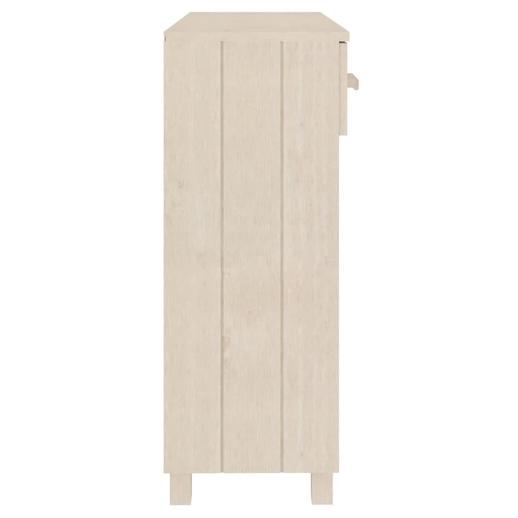 CHARMMA Solid Pine Console Table with 3 Drawers & Shelves - Entryway Shoe Storage for Hallway, 35.4