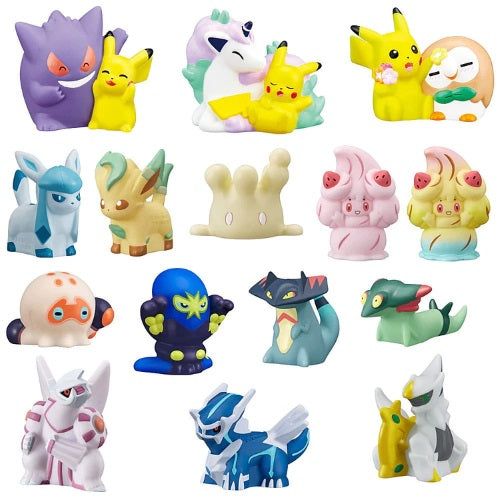 Bandai 1 Inch Mini Figure - Pokemon Palkia, Dialga & Arceus Series Collectible Toy for Kids | Perfect for Play, Display & Gift Giving