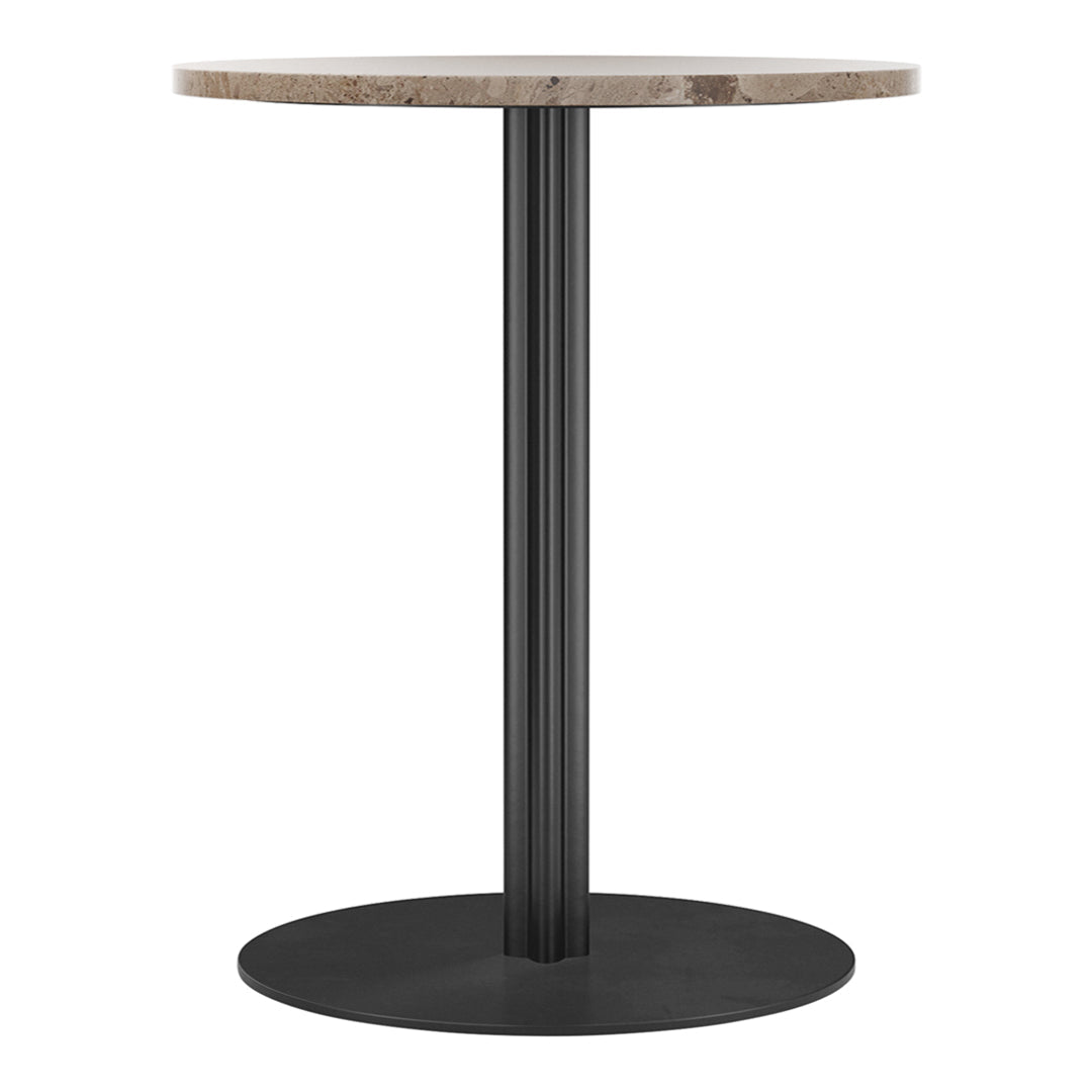 Modern Round Harbour Column Dining Table - Stylish & Durable for Kitchen, Dining Room, and Outdoor Entertaining