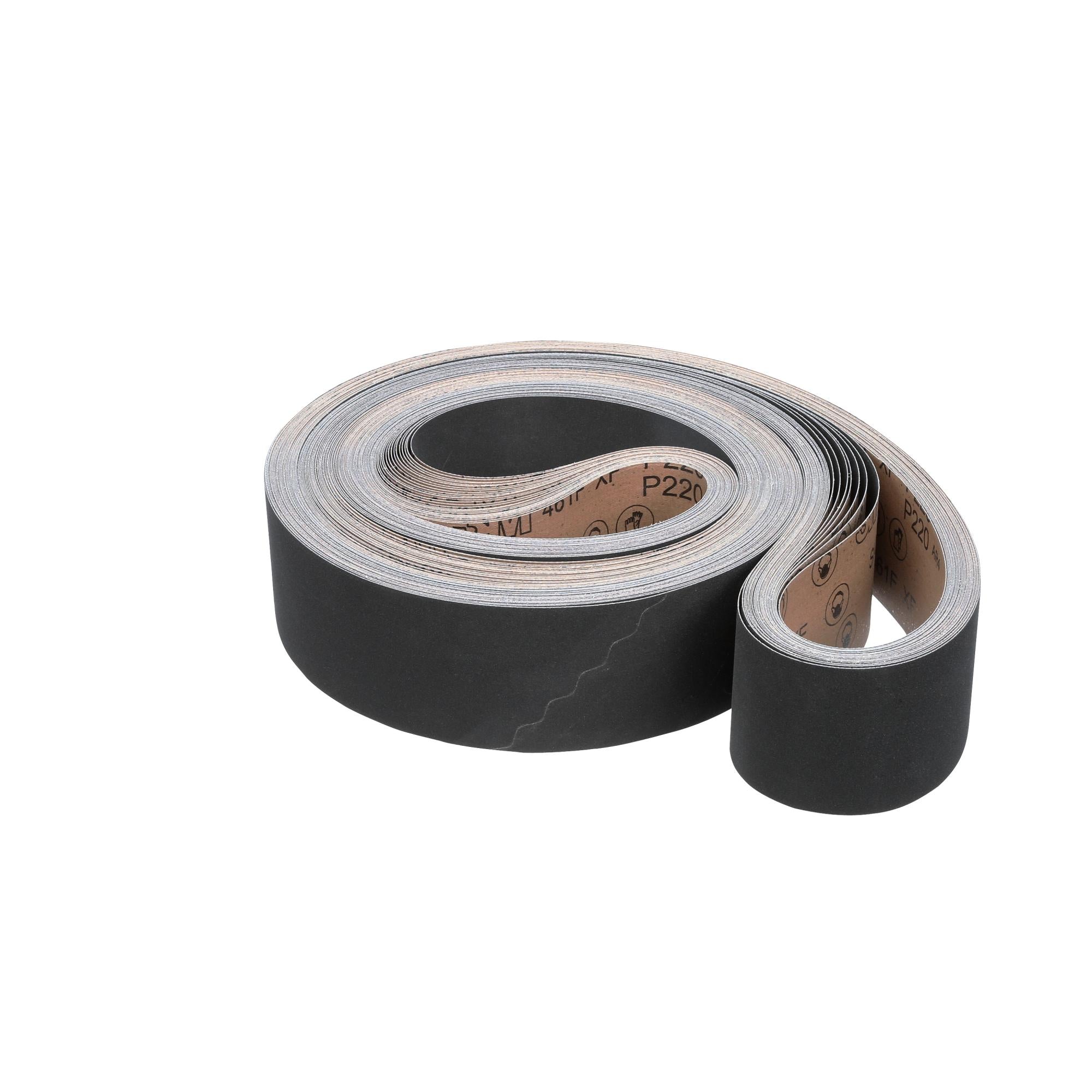 3M 461F Cloth Sanding Belt P220 XF Grit, 4