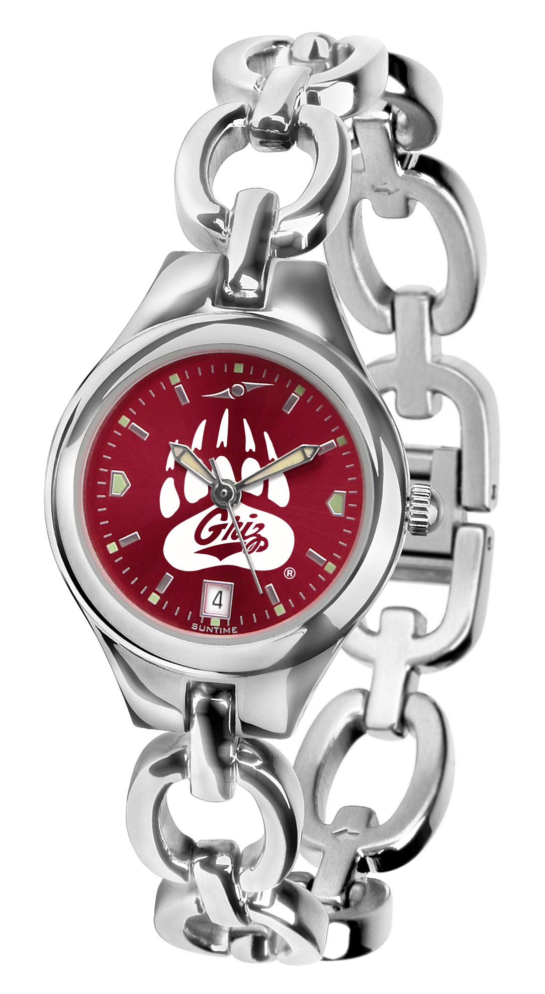 SunTime Ladies' Montana Grizzlies Eclipse AnoChrome Watch - Stylish Women's Sports Watch for Outdoor Adventures, Hiking & College Game Days