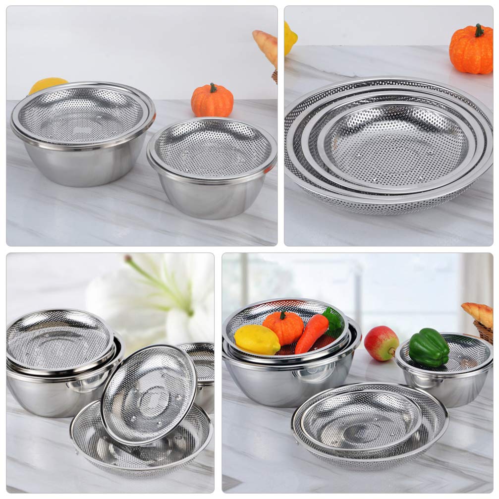 Premium Stainless Steel Food Steamer Basket – Multi-Purpose Dumpling & Fruit Steamer with Mesh Plate for Cooking, Draining & Steaming in Pots | Perfect for Healthy Meals, Meal Prep & Asian Cuisine
