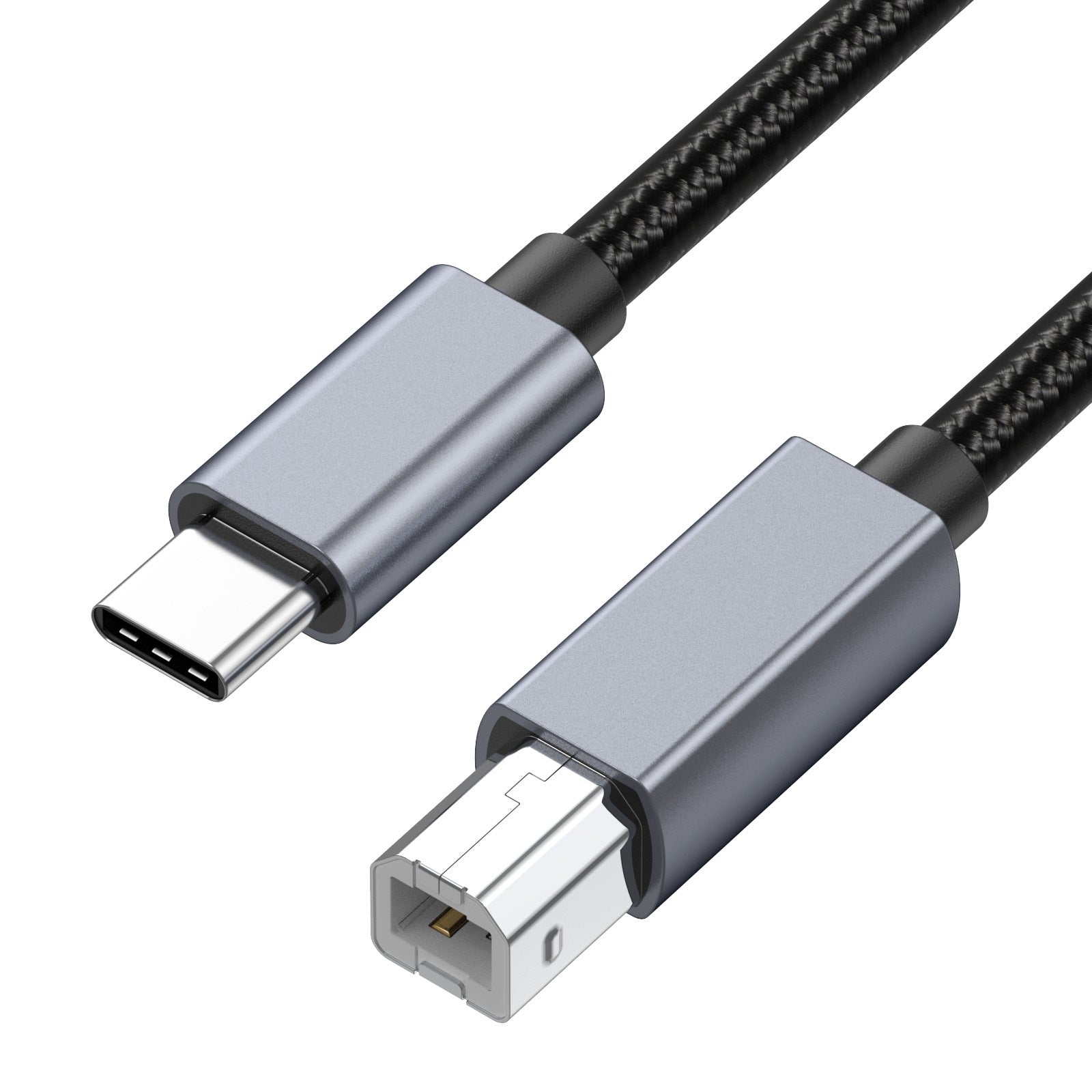 USB C to USB B Printer Cable - High-Speed Data Transfer for HP, Epson, Canon Printers - Perfect for Home Office & Studio Printing