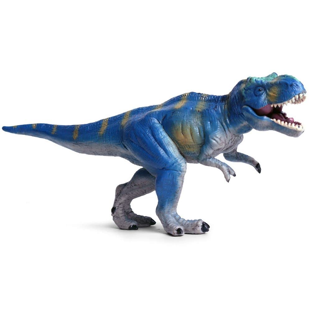 Realistic Blue Tyrannosaurus Dinosaur Model - Premium Plastic Dinosaur Figure Toy for Kids Collection, Home Decor & Educational Play | Perfect for Birthday Gifts, Classroom Learning & Jurassic Themed Party Decorations