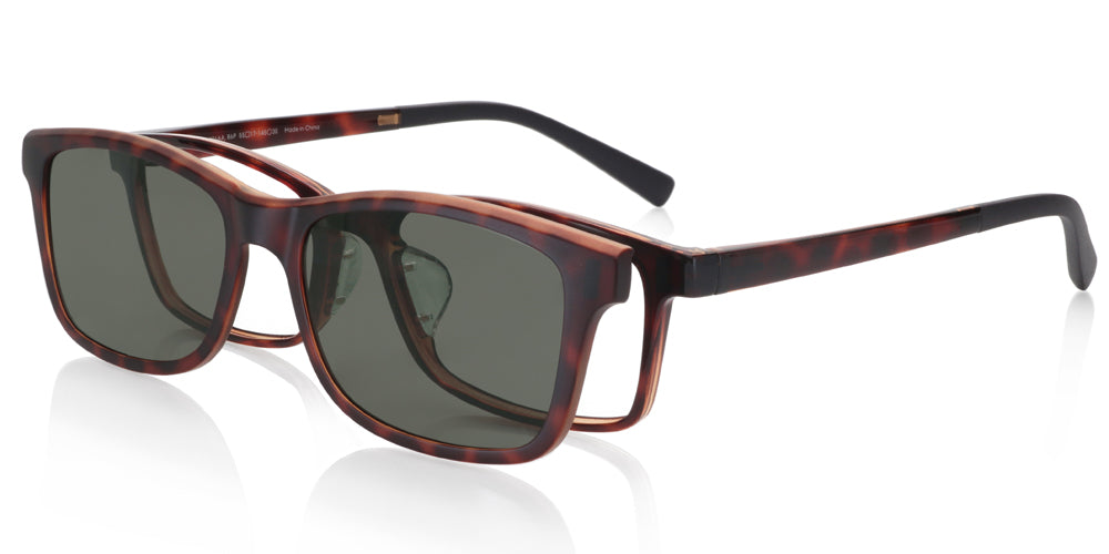 JINS Switch Classic Polarized Sunglasses 076 86P - UV Protection, Lightweight & Stylish for Driving, Outdoor Sports & Fashion