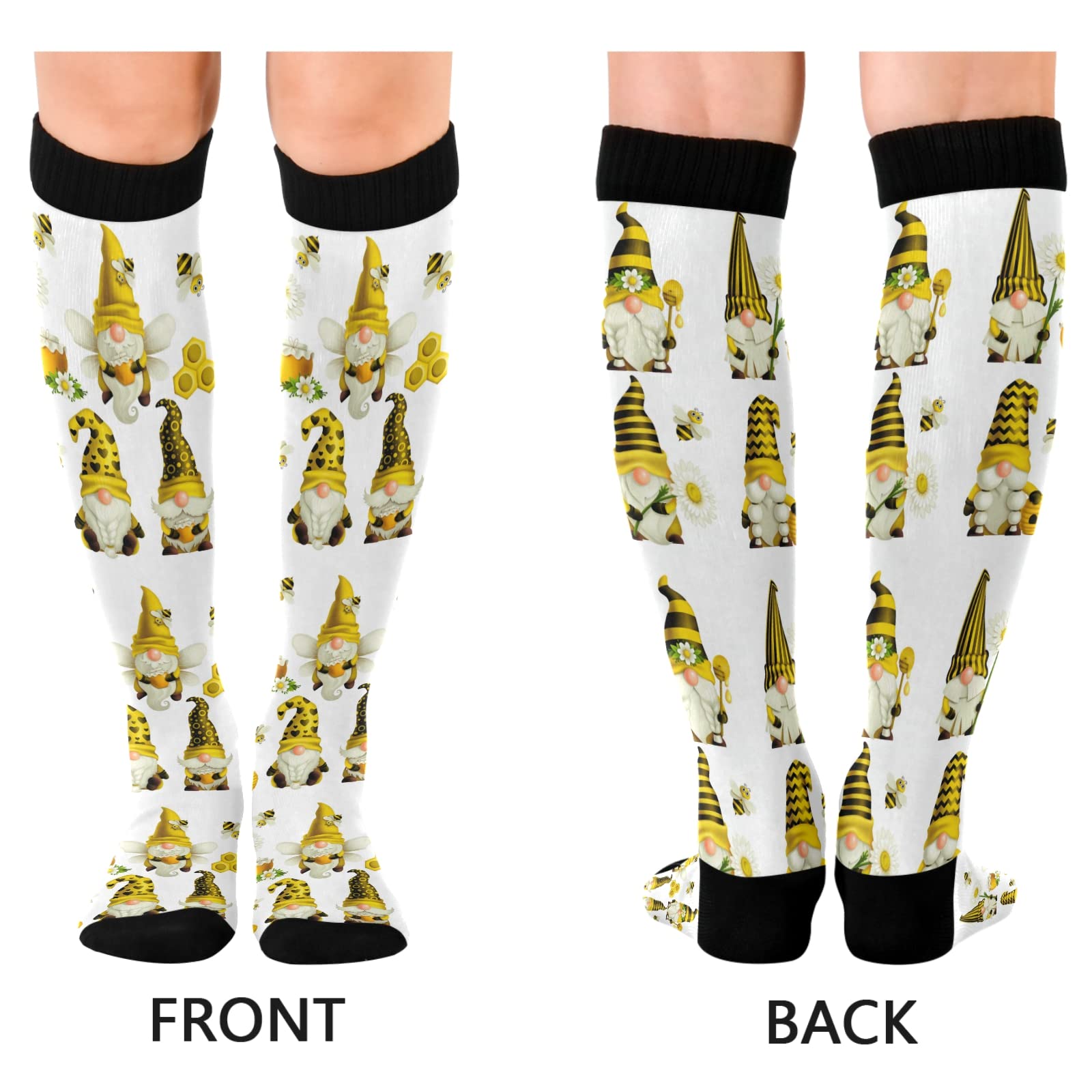 Fisyme Unisex Thermal Compression Socks for Running, Hiking & Cycling - Warm & Comfortable Athletic Crew Socks for Women & Men - Perfect for Outdoor Sports & Winter Activities