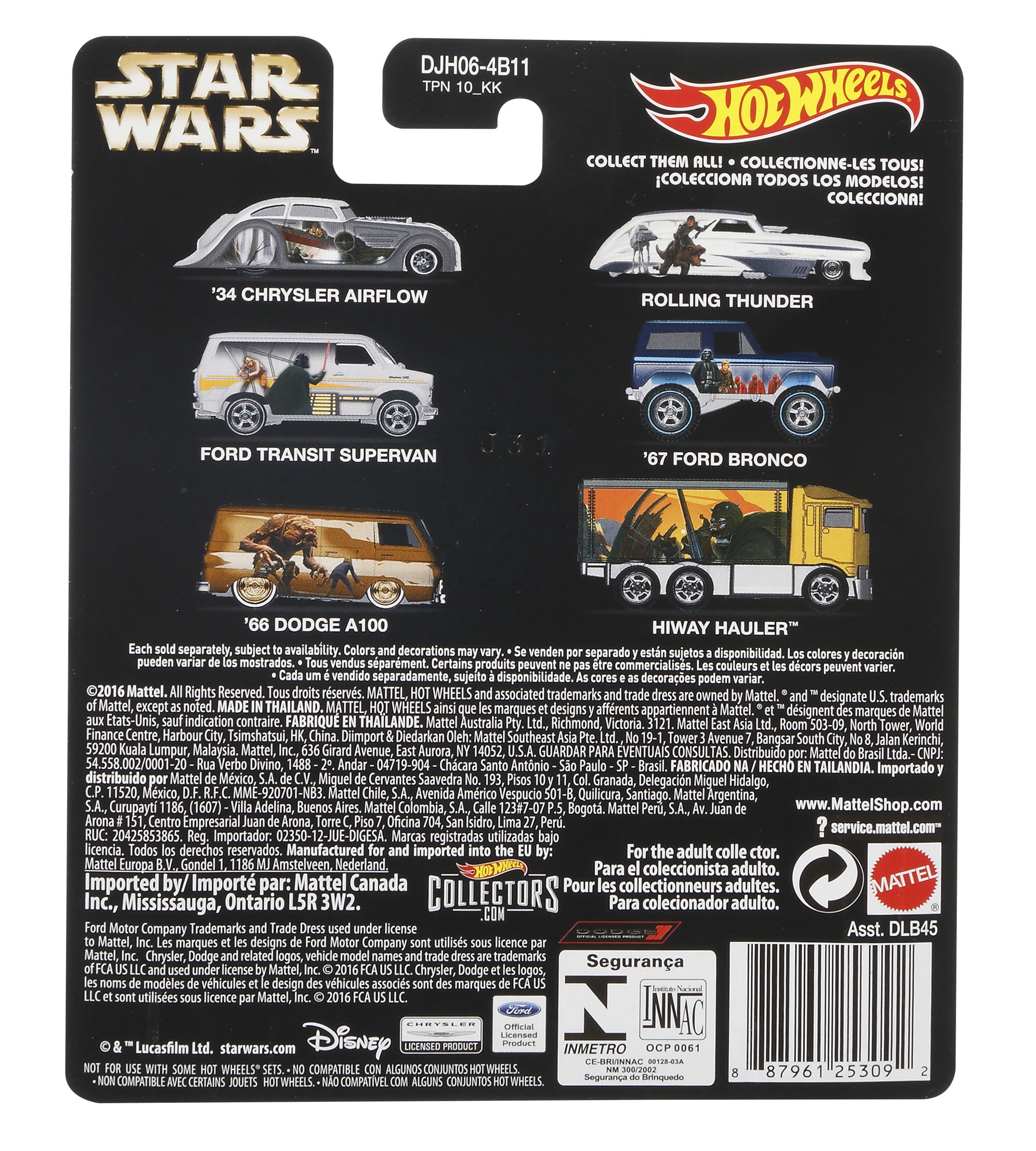 Hot Wheels Star Wars 67 Ford Bronco Die-Cast Toy Car - Collectible Star Wars Vehicle for Kids & Adults - Perfect for Display, Play & Gift Giving