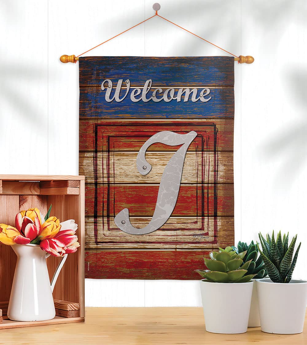 Americana Patriotic Vertical House Flag Set 28x40in w/Flagpole - Perfect for Outdoor Decor