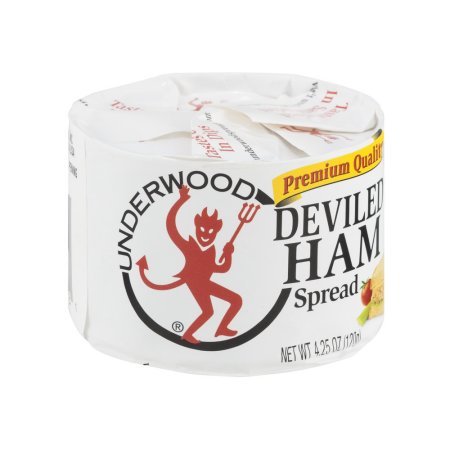 Underwood Deviled Ham 4.25 Oz Cans - Pack of 16 | Spiced Meat Spread for Sandwiches, Snacks & Charcuterie Boards | Perfect for Picnics, Lunches & Party Appetizers