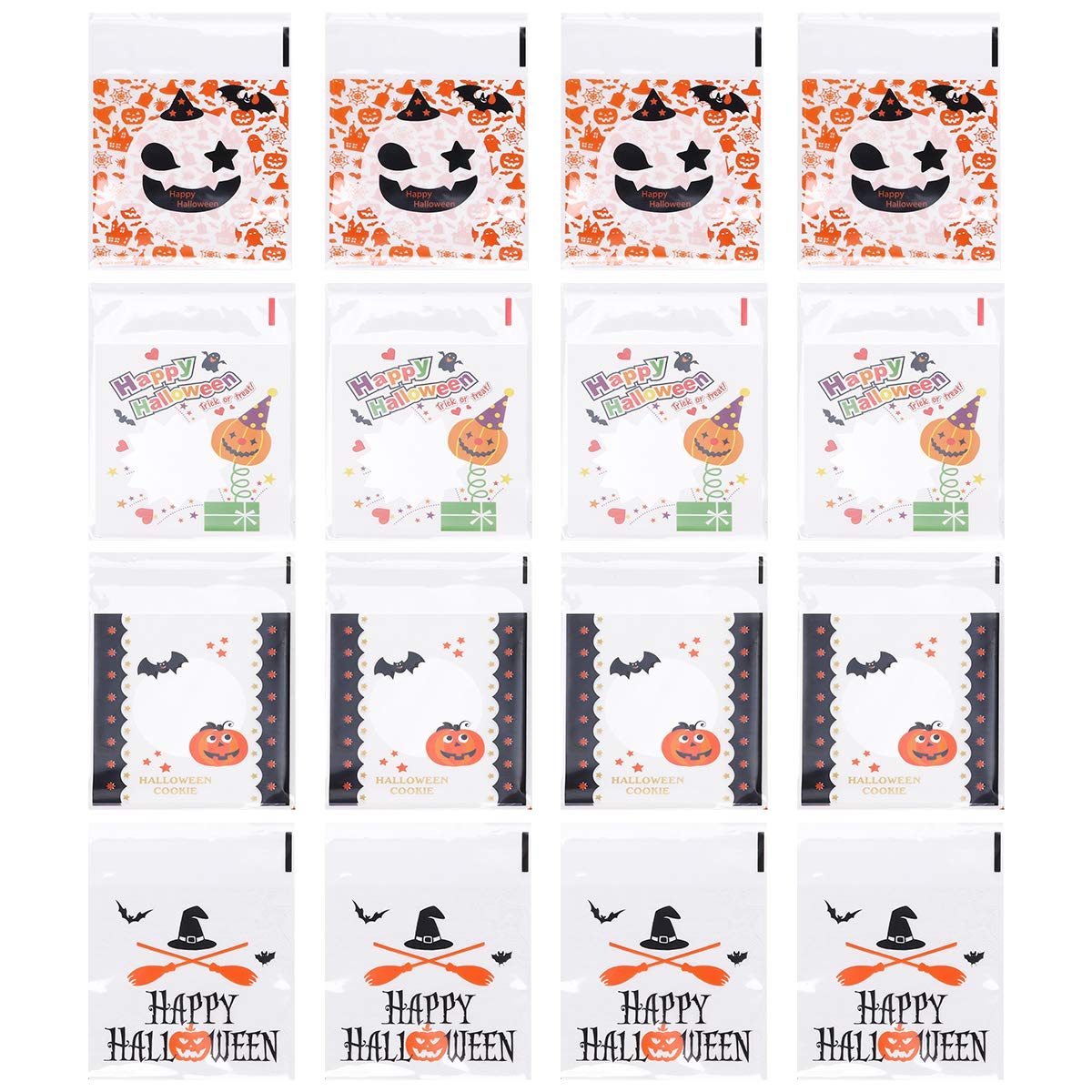 400Pcs Self-Adhesive Bakery Decorating Bags - Disposable Pastry Piping Bags for Halloween Cookies, Cupcakes & Candy - Perfect for Cake Decorating, Party Favors & Baking Supplies (Cabilock)
