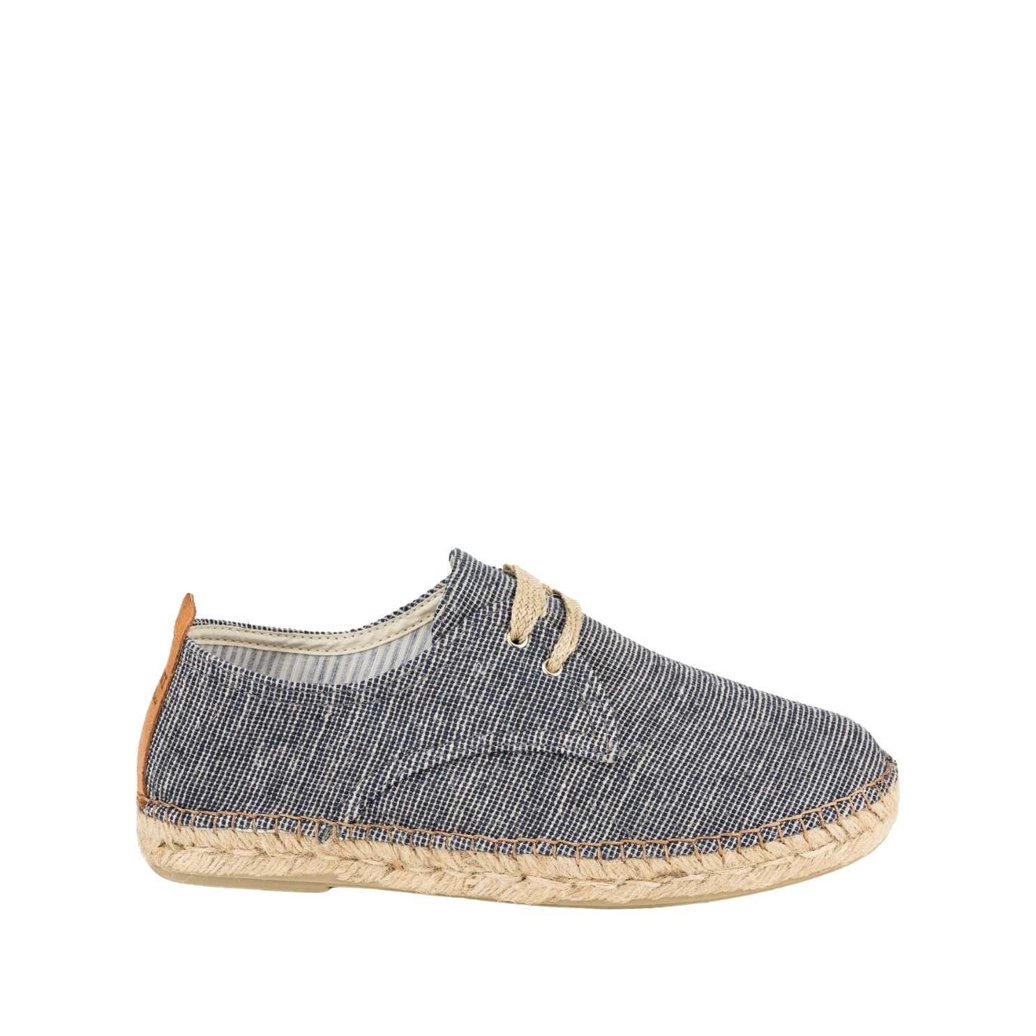 Men's Striped Cotton Blend Espadrilles - Comfortable Summer Casual Shoes for Beach, Vacation & Outdoor Wear | David WL