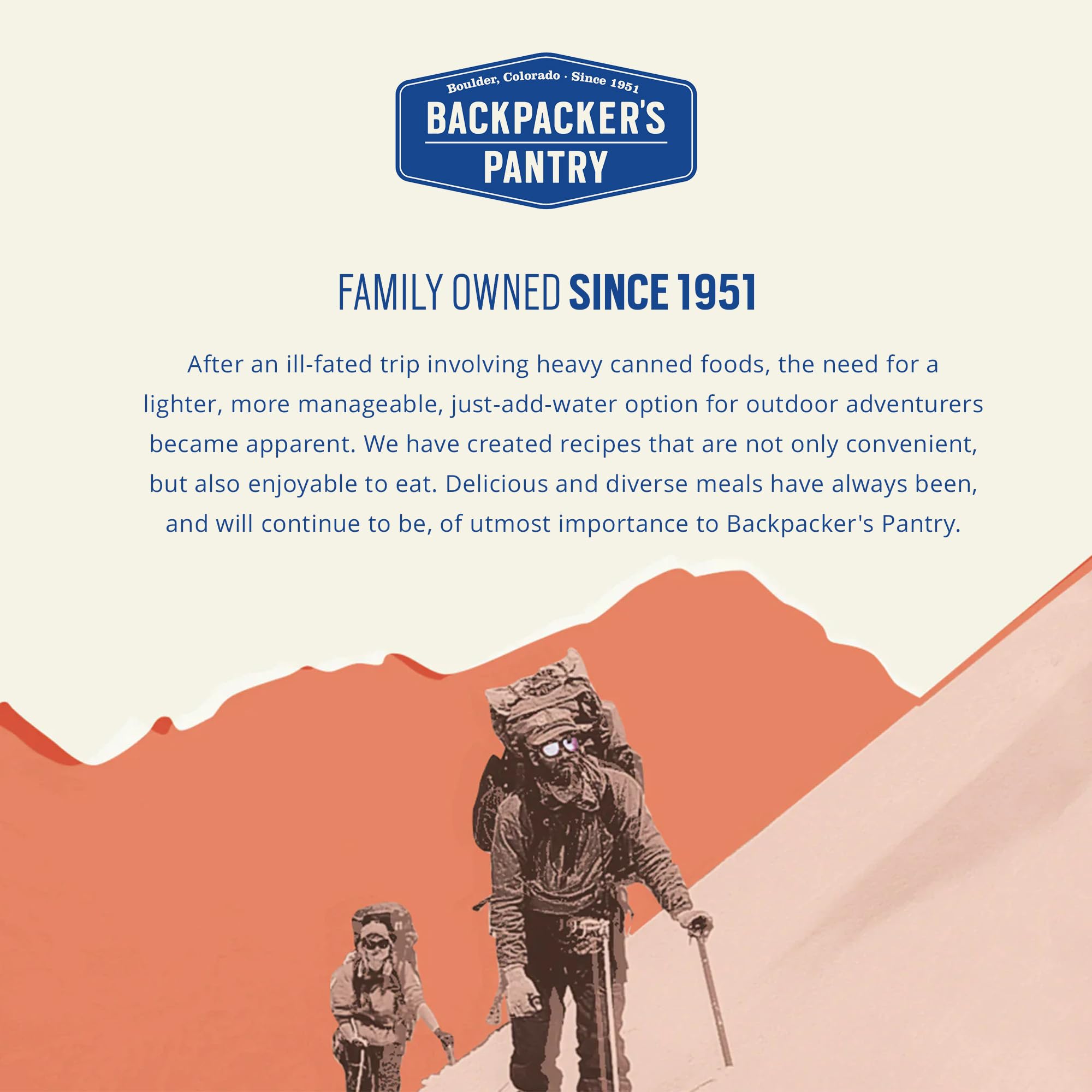 Backpacker's Pantry Freeze Dried Creme Brulee Dessert - High Protein (12g) Vegetarian Gluten-Free Camping Food - 6 Pack for Backpacking, Hiking & Emergency Preparedness