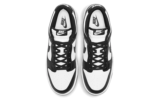 Nike Men's Dunk Low Sneakers - Black & White Retro Basketball Shoes for Casual Wear & Street Style