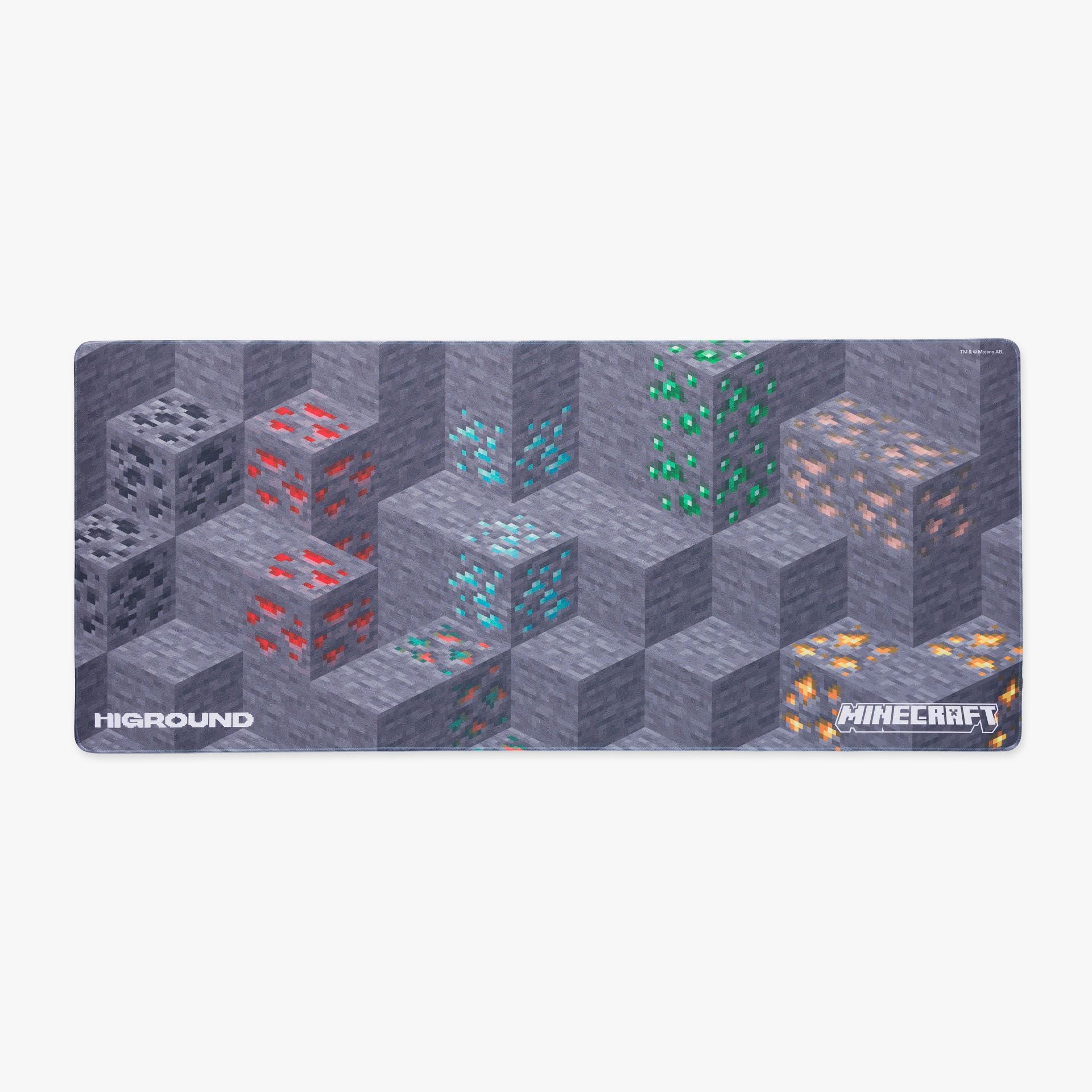 HG x Minecraft XL Gaming Mouse Pad - Mining Blocks Design for PC, Laptop & Desk - Perfect for Gamers, Office & Home Use