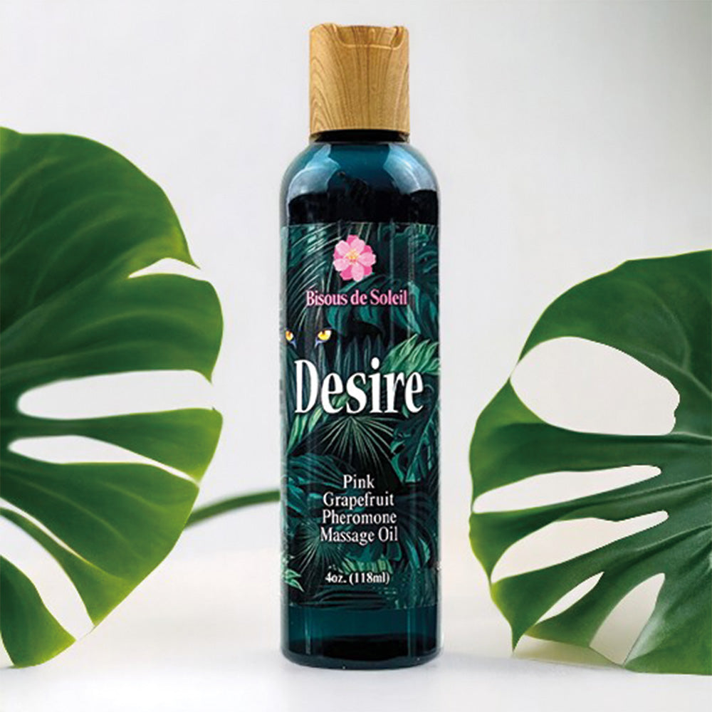 Desire Scented Pheromone Massage Oil for Couples - Romantic Arousal & Sensual Massage Lotion - Perfect for Date Nights & Intimate Moments