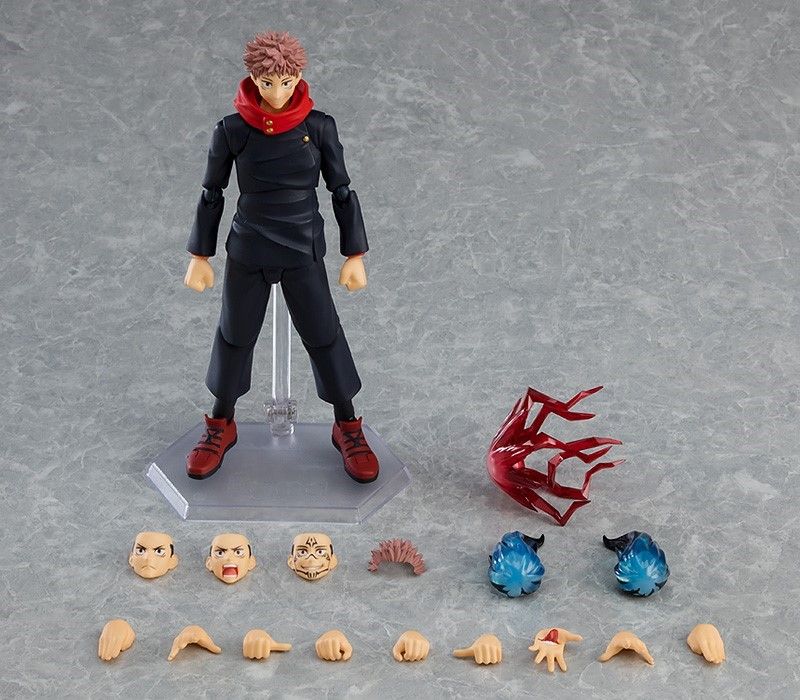 Figma #550 Yuji Itadori Jujutsu Kaisen Action Figure - Anime Collectible for Fans & Display | Perfect for Home Decor, Office Display & Gift Giving