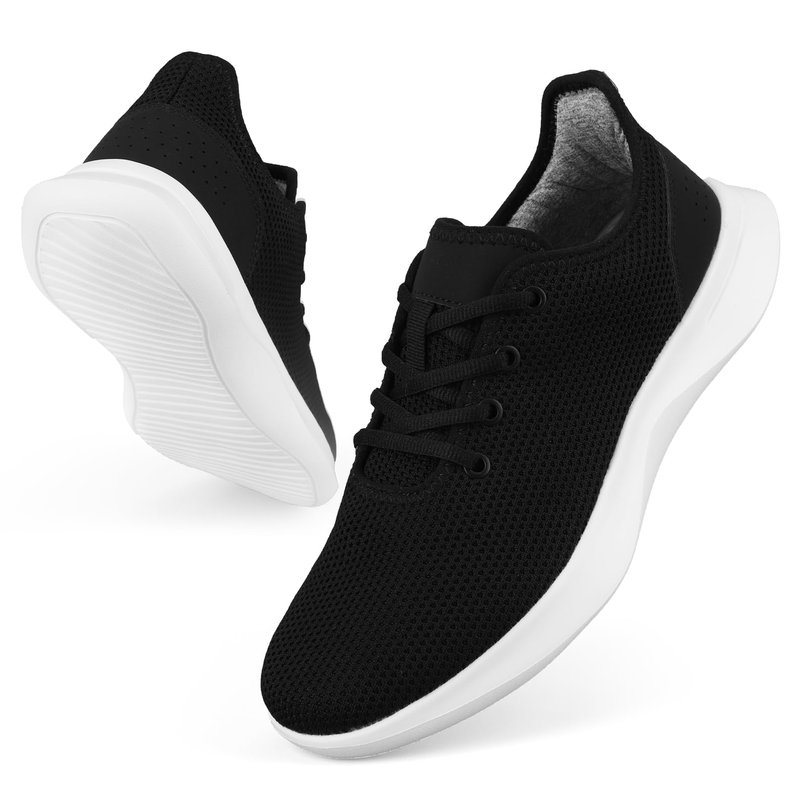 **Women's & Men's Lightweight Walking Sneakers with Arch Support - Non-Slip Athletic Running Shoes for Gym, Workout, Yoga & Daily Walking - Comfortable Tennis Shoes for Women & Men**