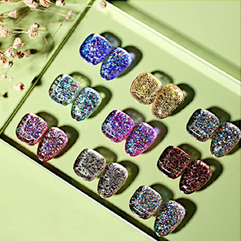 Premium Solid Glitter Gel - White Series (5g) for Nail Art, DIY Crafts & Makeup | Long-Lasting Sparkle for Professional & Home Use