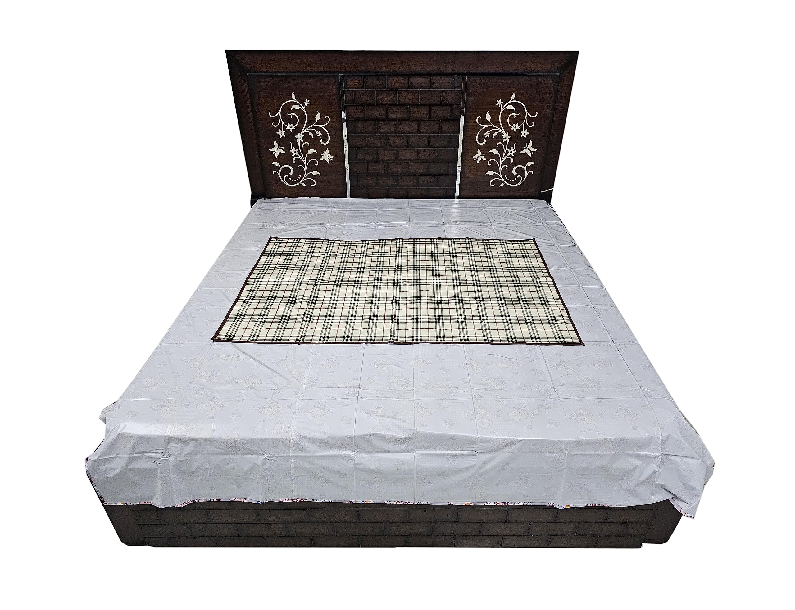 Pookie® Stain Free Oil and Waterproof Bed Server Food Mat - 36 x 54 Inches - Durable & Easy to Clean for Dining, Picnics, and Outdoor Events (KASA 003)