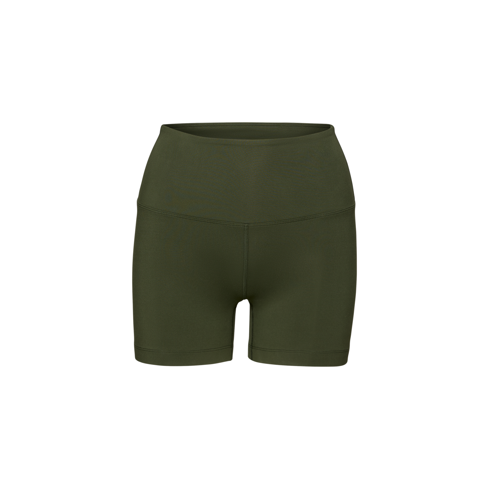 High Waisted Matte Shorts for Women - 4 Inch Inseam - Comfortable & Stylish for Yoga, Running, and Casual Wear