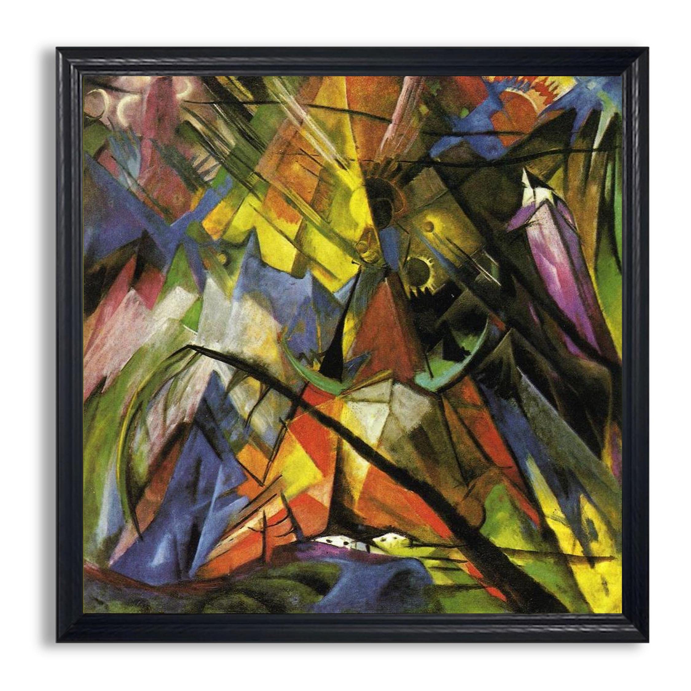 Tyrol by Franz Marc Framed Print - Premium Wall Art Decor & Fine Art Reproduction | Gallery-Quality Wood Framed Poster for Home & Office | Perfect for Bedroom, Living Room & Office Walls | Elegant Wall Decor for Modern & Classic Interiors
