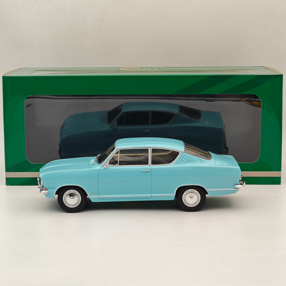 1:18 Scale Opel Kadett B Coupe 1966 Blue Resin Diecast Model Car - Limited Edition Collectible for Car Enthusiasts & Display in Home/Office