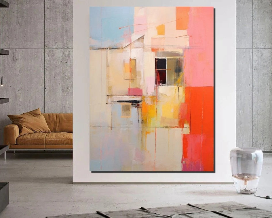 Modern Abstract Acrylic Painting - Extra Large Wall Art for Living Room Decor | Handmade Contemporary Canvas Artwork | Perfect for Home, Office & Gallery Display
