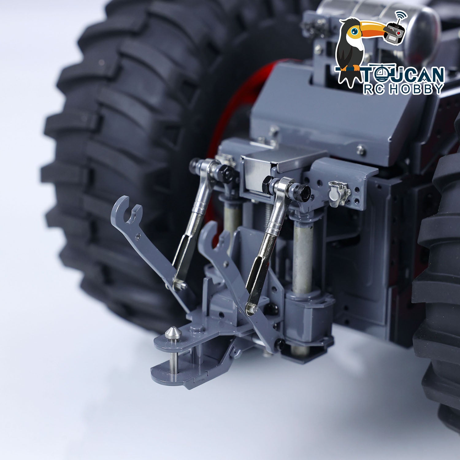 1/16 LESU 1050 RC Tractor Metal Chassis 4X4 Kit - DIY Unpainted Radio Control Car Model with Differential Lock for Off-Road Racing & Crawling (Perfect for Hobbyists & RC Enthusiasts)