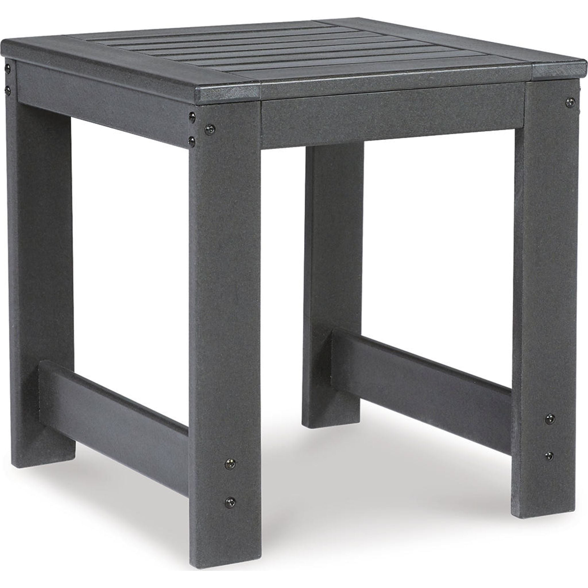 Amora Outdoor Square End Table - Weather-Resistant Patio Side Table for Garden, Poolside & Deck - Perfect for Coffee, Drinks & Decor
