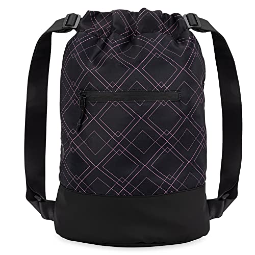 Backpack - Black/Rose Geometric