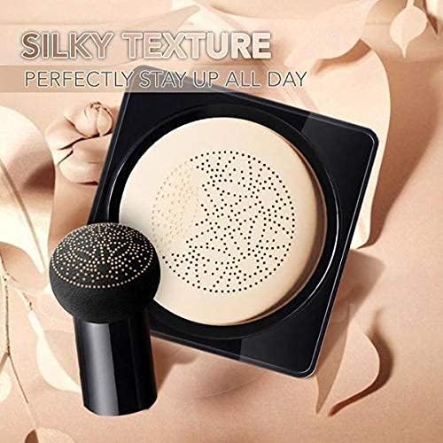 **SUNISA BB & CC Cream Full Coverage Natural Foundation for All Skin Types - Mushroom Head Air Cushion 20g, Studio Fix Compact Powder & Green Tea Stick Mask (Pack of 4) - Perfect for Daily Makeup & On-the-Go Touch-Ups**
