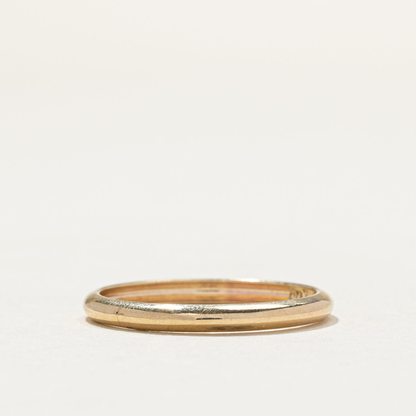 10K Yellow Gold Wedding Band Ring for Women - 2.3mm Thin Comfort Fit Size 8 - Perfect for Engagement, Anniversary & Everyday Wear