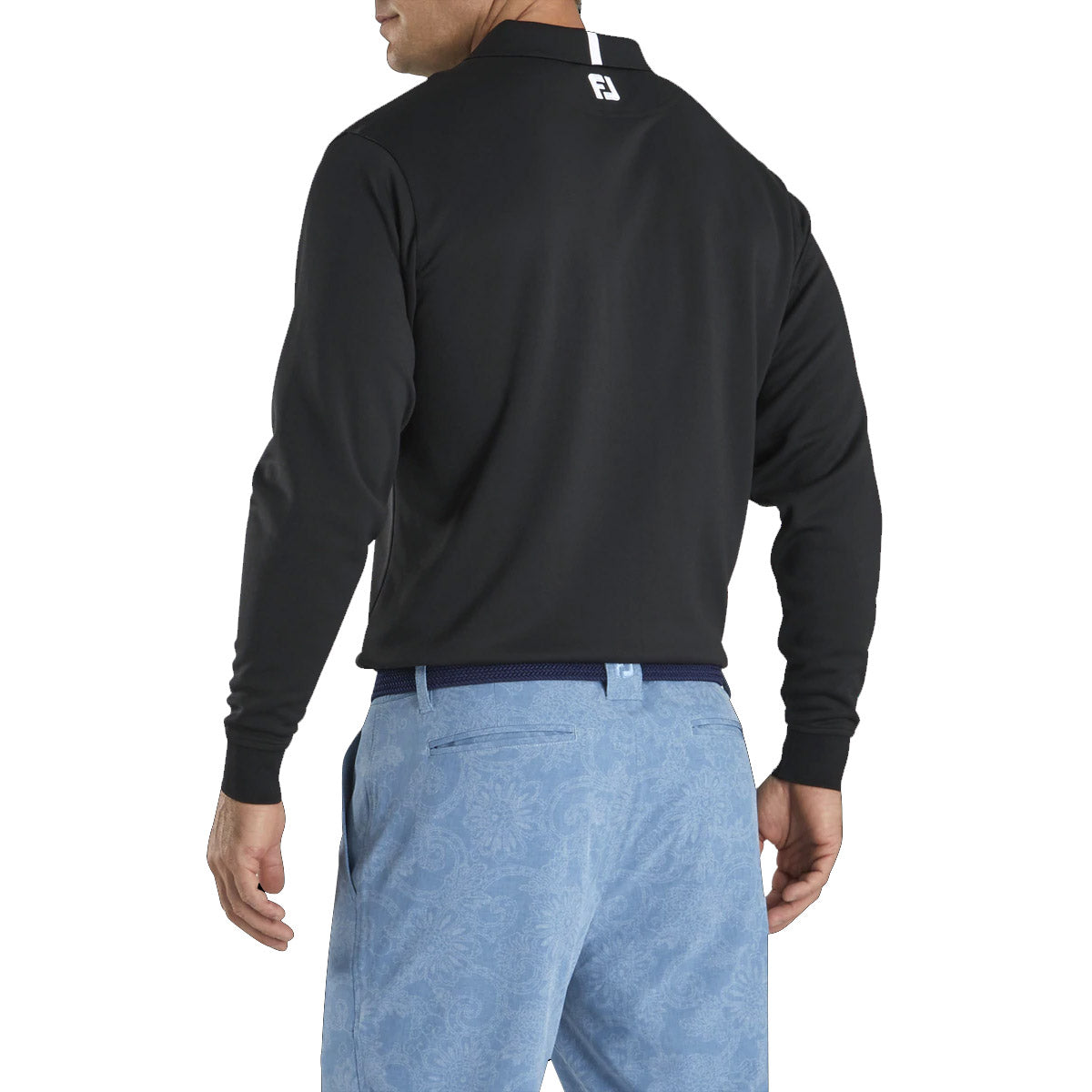 FootJoy Thermocool Knit Collar Men's Golf Shirt - Moisture Wicking Performance Polo for Hot Weather - Ideal for Golf, Tennis & Outdoor Sports
