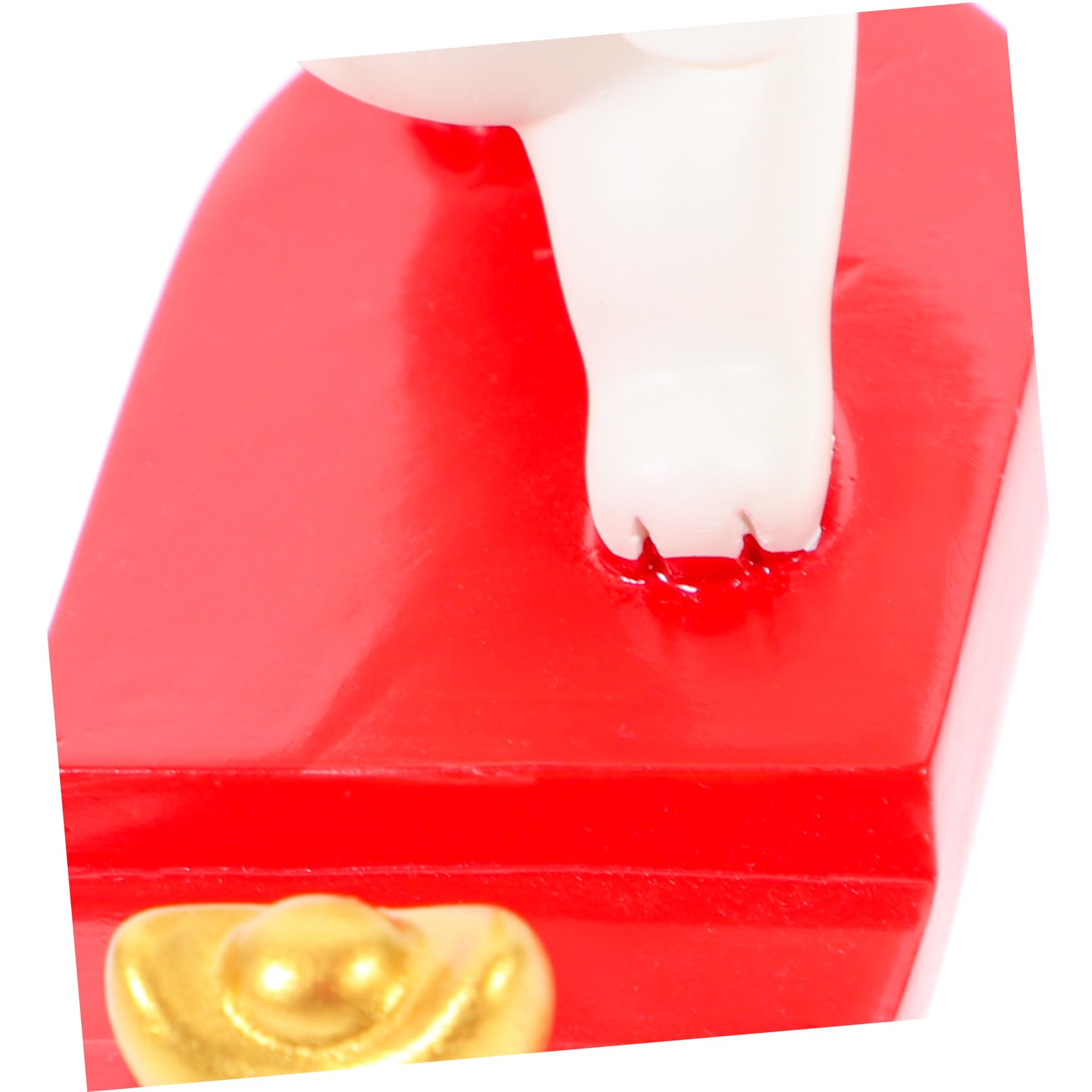 BestonZON Lucky Cat Resin Phone Stand - Cute Desktop Holder for iPhone, Samsung & Smartphones - Perfect for Home, Office & Feng Shui Decor