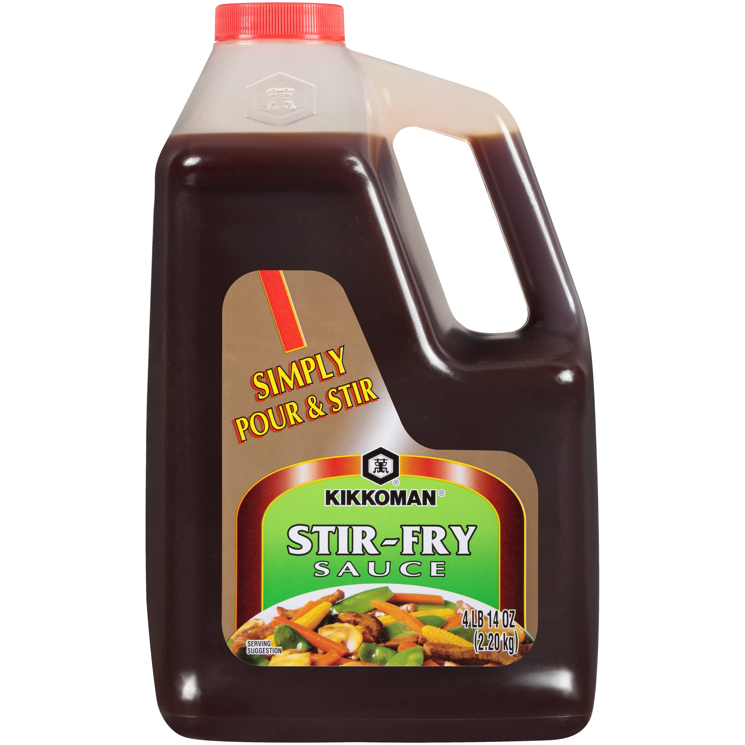 Kikkoman Stir Fry Sauce - Preservative Free, Classic Flavor for Chowmein & Cooking - 1/2Gal