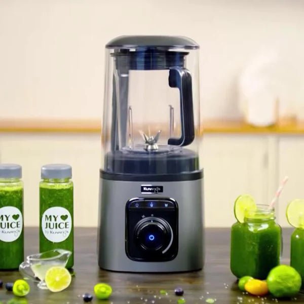Kuvings SV500S Professional Vacuum Blender - High Power 1500W, Quiet Operation, 64oz BPA-Free Container - Perfect for Smoothies, Soups & Nut Butters - Silver
