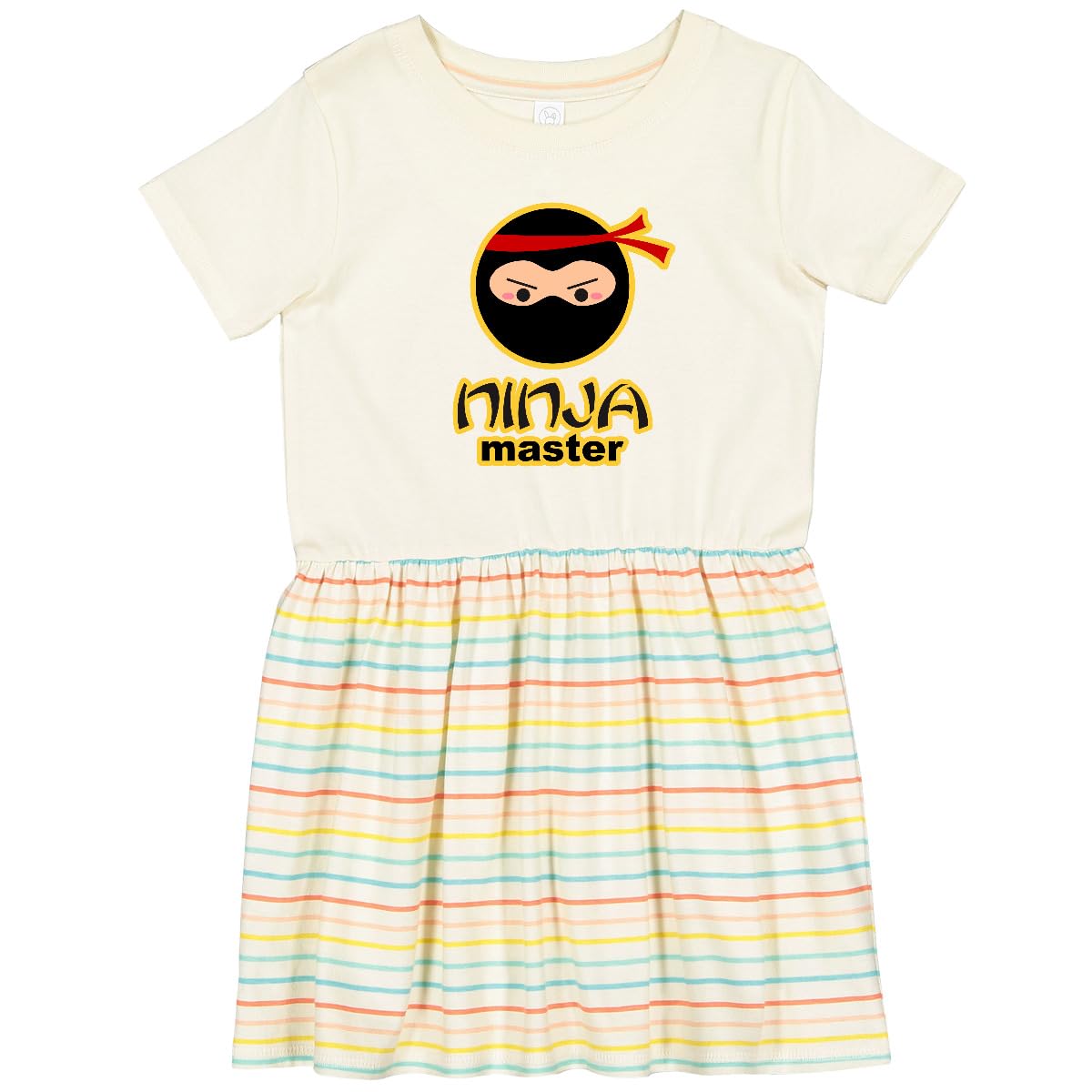 Inktastic Ninja Master Toddler Dress - Cute & Comfortable Karate Outfit for Baby Girls & Boys | Perfect for Playdates, Martial Arts Classes & Birthday Parties