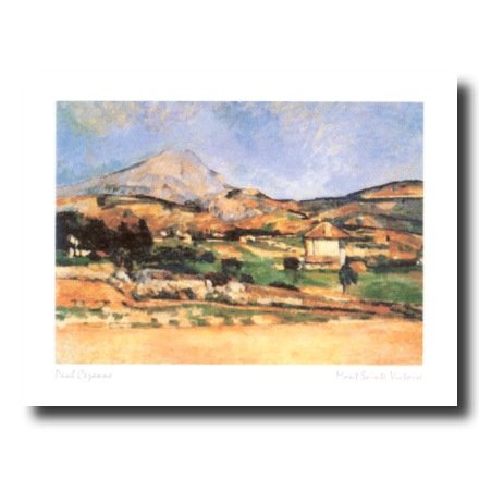 French Tuscan Landscape Wall Art - Black Framed Canvas Print - Perfect for Living Room, Bedroom & Office Decor