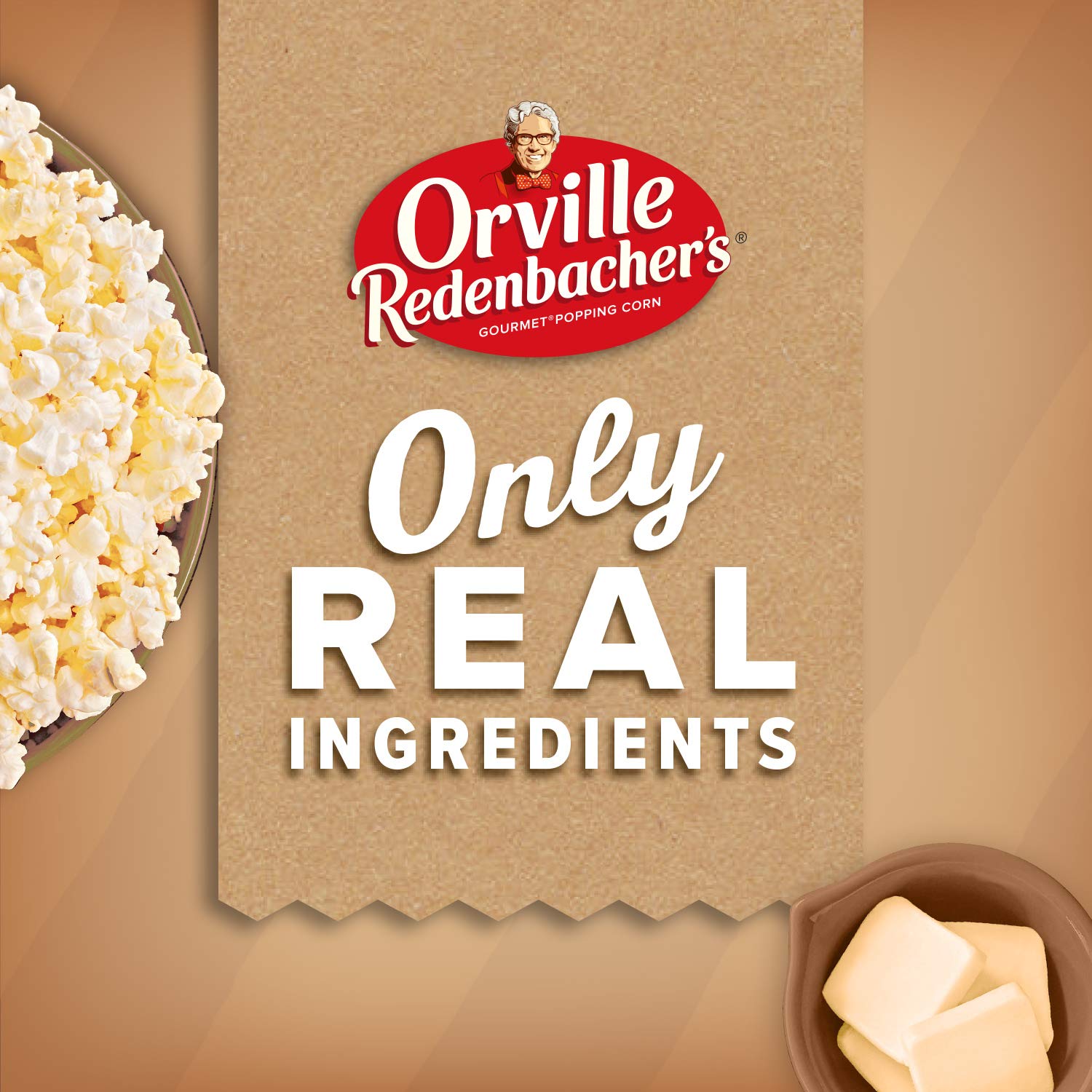 Orville Redenbacher's Naturals Microwave Popcorn - Classic Butter & Sea Salt Flavor, 2.69oz (6 Count) | Perfect for Movie Nights, Snack Time & Office Breaks