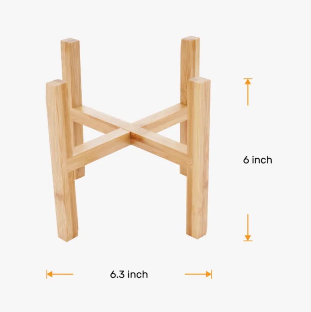 Stylish Wooden Plant Stand for Indoor & Outdoor Use - Perfect for Home Decor, Garden, Patio, and Balcony Plants