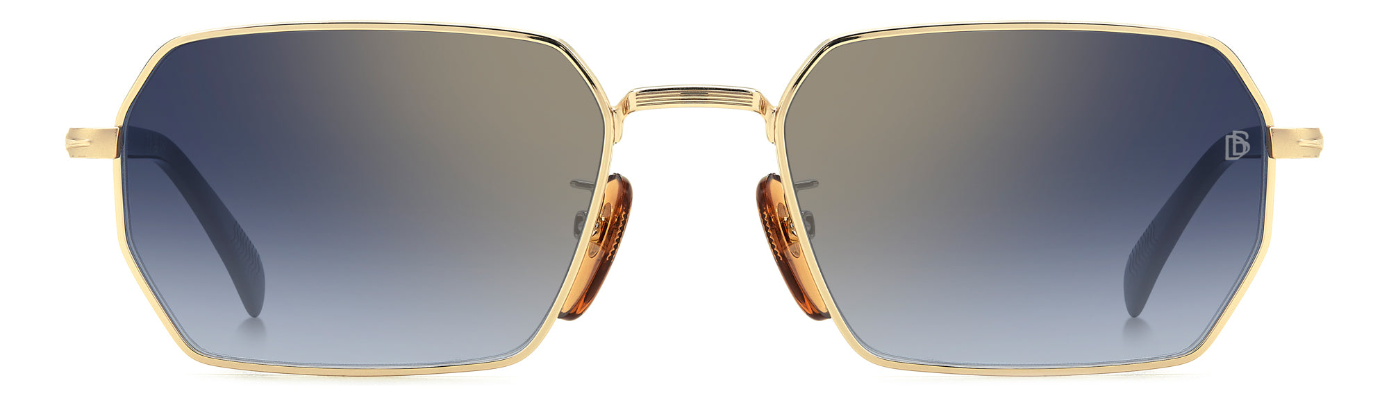 David Beckham DB1174/S Sunglasses - Polarized Aviator Style for Men & Women - UV Protection, Fashionable & Durable - Perfect for Driving, Travel & Outdoor Activities
