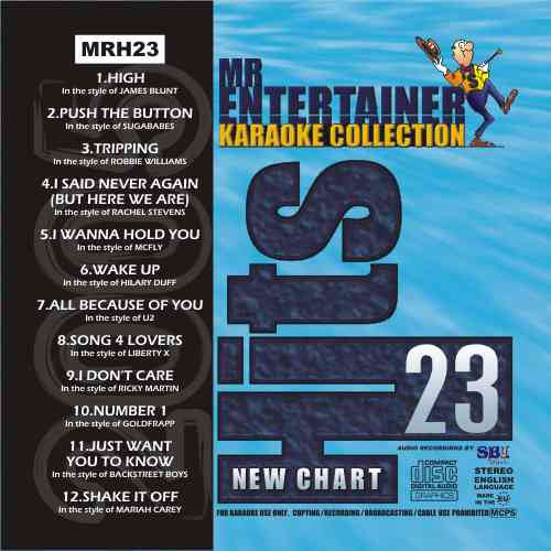 MRH023 Chart Hits Volume 23 October 2005 - Top Pop Music Compilation CD for Parties, Workouts & Road Trips