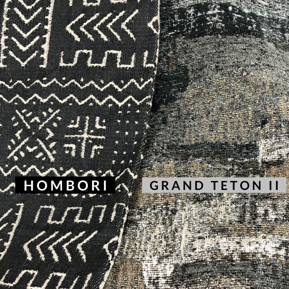 Grand Teton II Charcoal Gray Brown Textured Pillow Cover - Soft & Durable Decorative Cushion for Living Room, Bedroom, or Sofa
