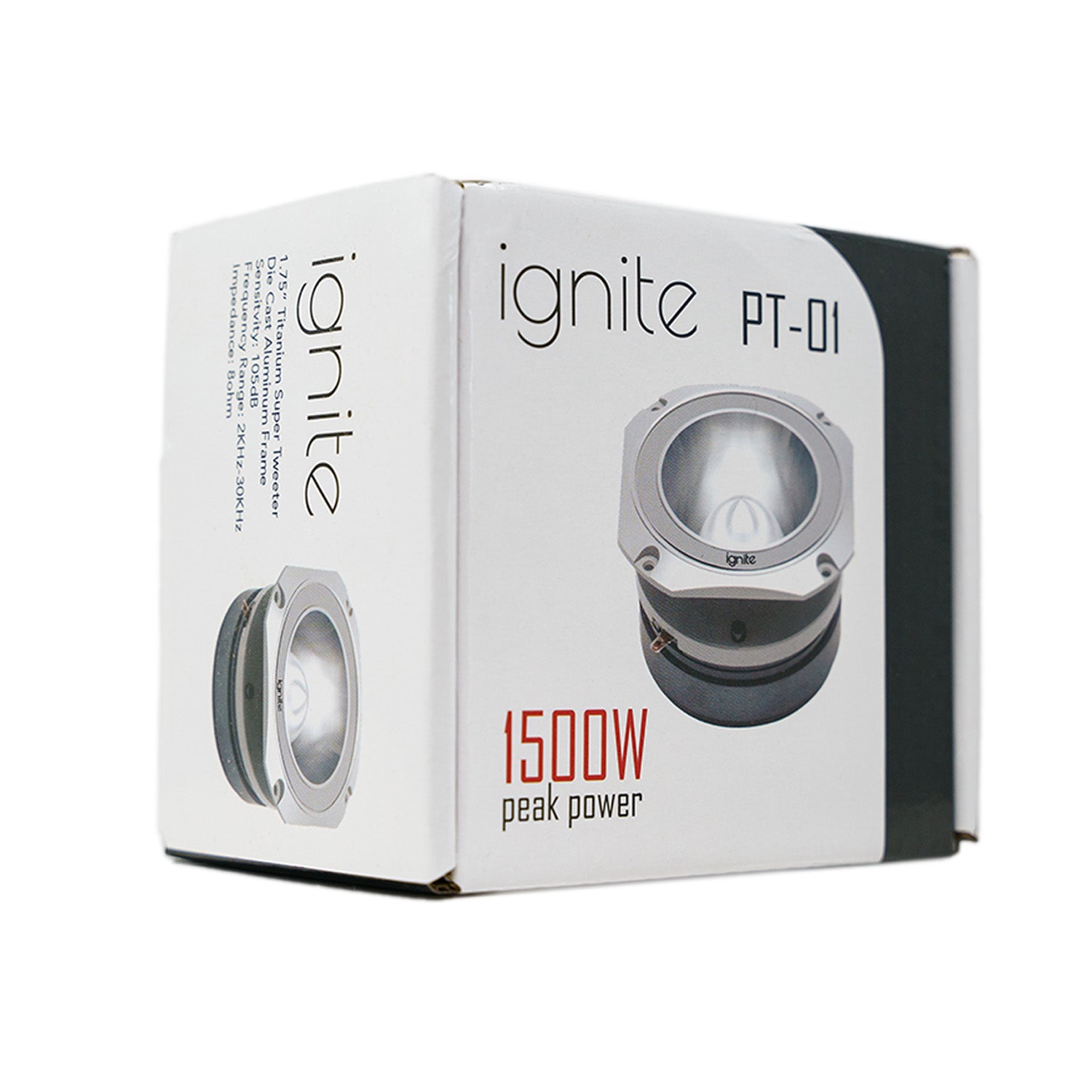 Ignite Pro PT 01 Titanium 4 Bullet Super Tweeter - 3000W Peak Power for Car Audio & Home Theater Systems | High-Performance Sound Enhancement for DJs, Concerts & Professional Audio Setups