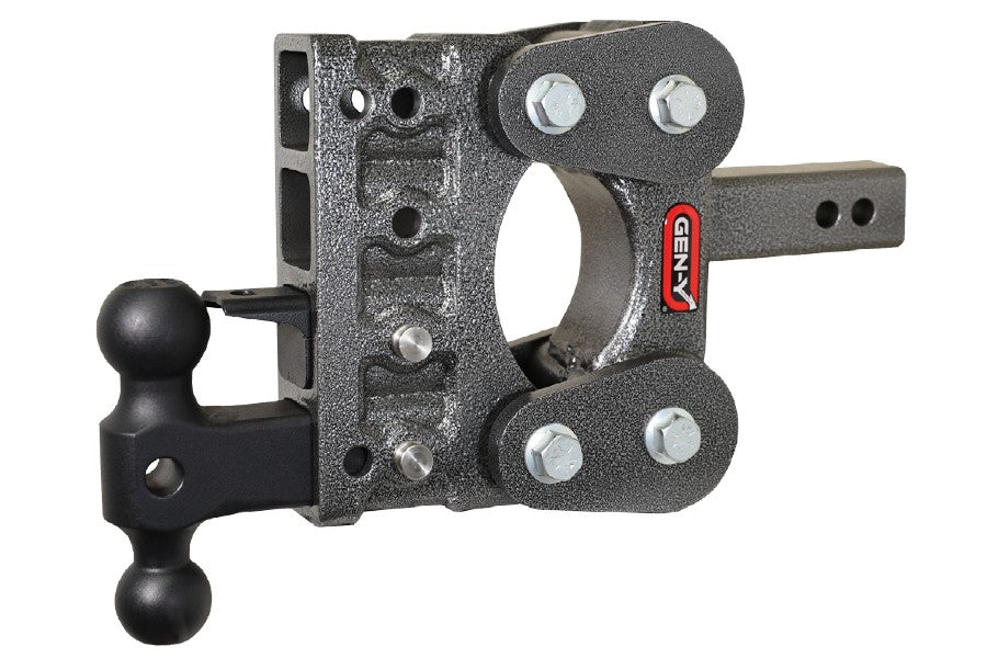 GEN Y Hitch Boss Torsion Flex 2-Inch Shank, 5-Inch Drop, 10K Hitch with Versa Ball and Pintle Lock - Heavy Duty Towing Solution for Trucks, Trailers, and Off-Road Vehicles