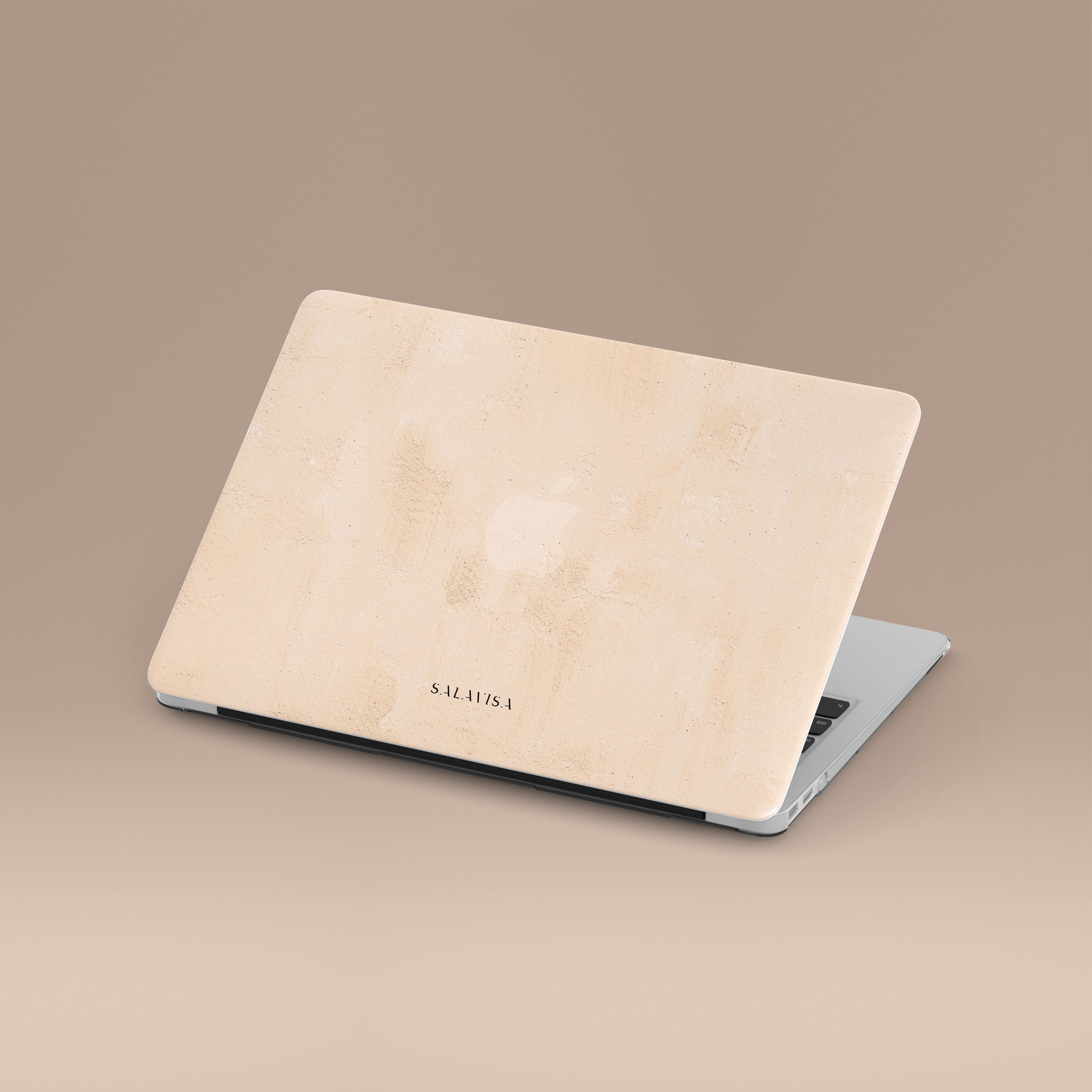 Premium Rose Beige Clay MacBook Case - Slim Protective Cover for MacBook Air/Pro 13